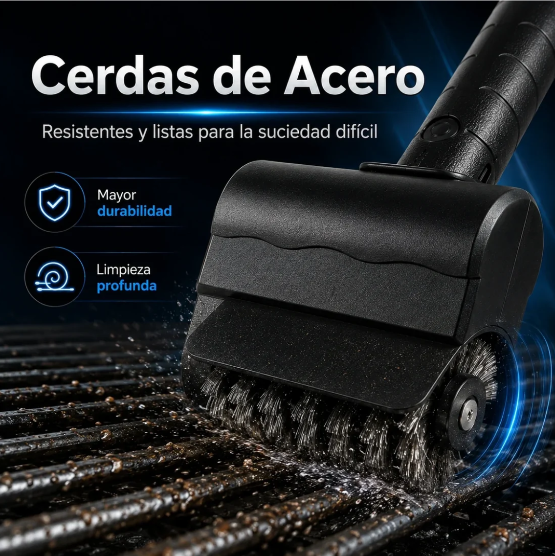 Cepillo Eléctrico Parrilla GrillPro