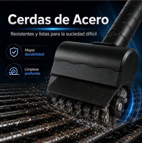 Cepillo Eléctrico Parrilla GrillPro
