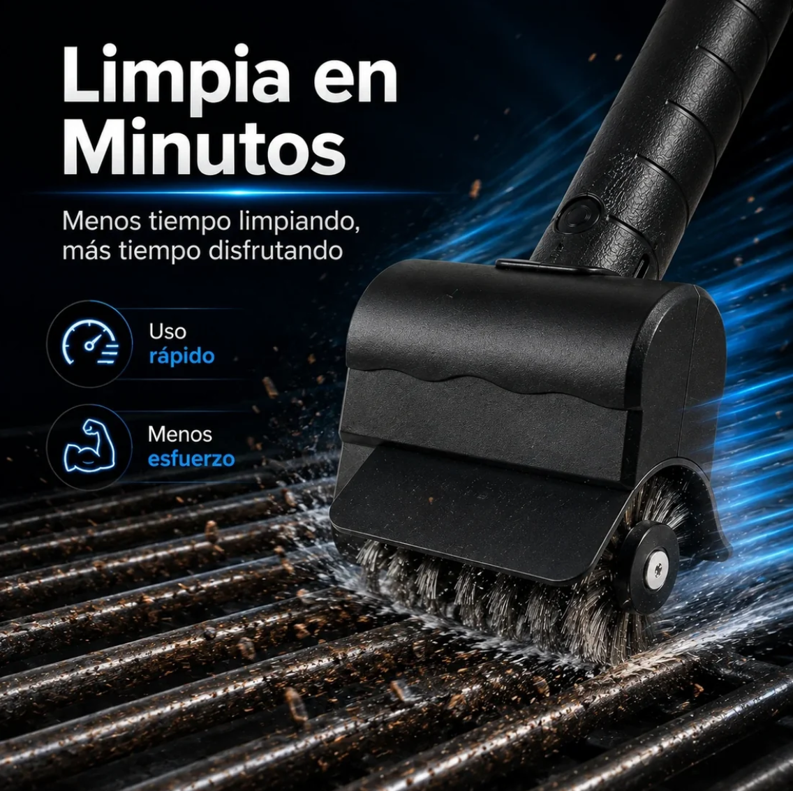 Cepillo Eléctrico Parrilla GrillPro