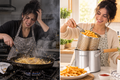 Olla Freidora CrispyChef 2 en 1 | Fríe, Levanta y Escurre Todo de una Vez